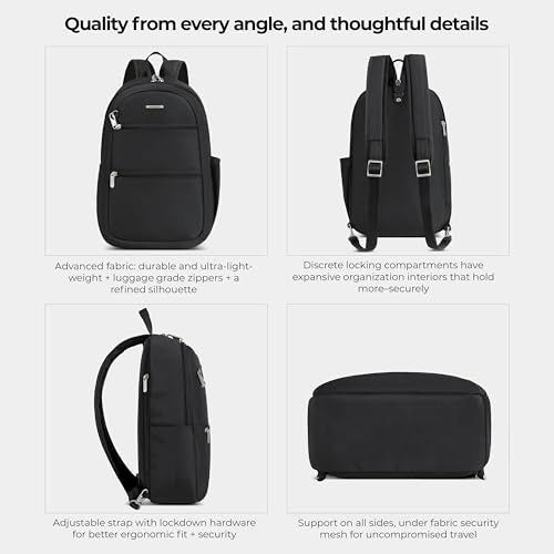 Travelon Anti-Theft Classic Convertible Sling Backpack - color: Black