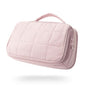 Marscamd Travel Makeup Bag for Women, Puffy Cosmetics Organizer with Waterproof Pockets, Toiletry Pouch for Makeup Brushes, Skincare & Travel Essentials, Pink (Bag Only) - color: Pink