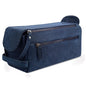 LEATHER VILLAGE Genuine Leather Travel Toiletry Bag - Water-Resistant Dopp Kit for Toiletries, Large Shaving Bag & Bathroom Organizer - Gift for Men & Women - Royal Blue - color: Royal Blue
