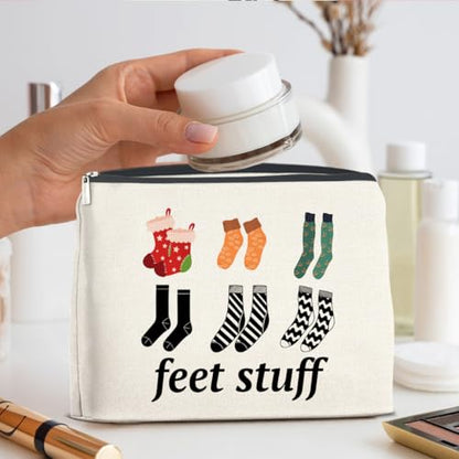 Travel Socks Organizer Bag Feet Stuff Storage Pack Zipper Pouch for Travel Suitcase Luggage