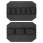 WYNEX Tactical Bag Insert Elastic Holder, Modular Elastic Loop Panel Hook and Loop Organizer Pouch Insert Attachment with Hook Backed Fastener for Backpack Accessories - color: Black