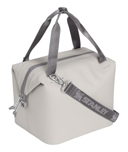 Stanley All Day Julienne Soft Cooler Bag and Lunch Box | Insulated Travel Bag with Zipper | BPA-Free - color: Ash, style: Mini