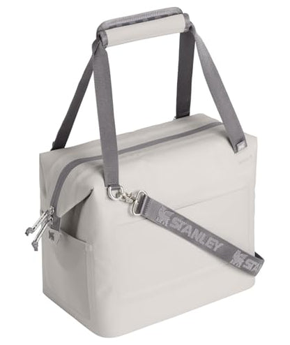 Stanley All Day Julienne Soft Cooler Bag and Lunch Box | Insulated Travel Bag with Zipper | BPA-Free - color: Ash, style: Midi