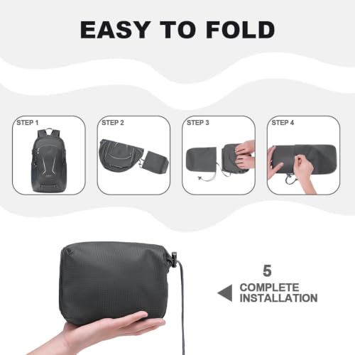 MIYCOO Backpack - Ultra Lightweight Packable Backpack for Travel Camping, Hiking Back Pack Waterproof Foldable Daypack for Men Women Grey - color: Grey