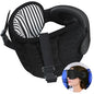 SARISUN Travel Pillows for Airplanes, Airplane Pillow for Long Flight Car Road Trip, Airplane Head Strap with Sleep Eye Mask, 360° Support Headrest, Stop Bobblehead Travel Neck Pillow, Stripe Black - color: Stripe Black