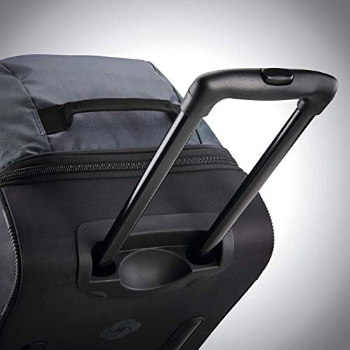 Samsonite Andante 2 Wheeled Duffel Bag – 28-Inch Durable Rolling Luggage with Inline Skate Wheels, Push-Button Handle & Spacious Compartments – Travel-Friendly and Lightweight - Riverrock/Black - color: Riverrock/Black, size: 28-Inch