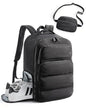 BAGSMART 35L Travel Backpack Women, 17.3 Inch Carry On Backpack Flight Approved, Personal Item Backpack Travel Bag, Water Resistant Casual Daypack, Black - color: Black