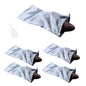 GONGKANGYUAN 4 Pack Shoe Bags for Travel Satin Fabric Shoe Bag with Drawstring for Men Women Travel Protecting Storing Shoes (Grey) - color: Grey