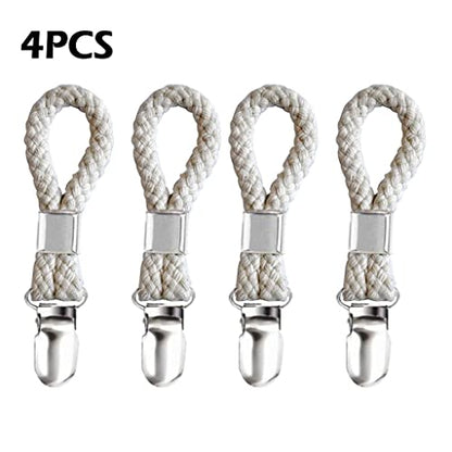 4pcs Laundry Kitchen Storage Towel Clip Travel for Hanging Portable Drying Multi Purpose Clothes Peg Fixed(D) - color: D