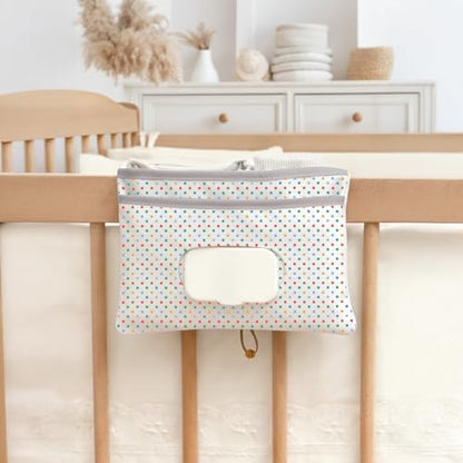 HAMUR Baby Diaper Bag Organizer – Compact & Foldable Stroller Pouch for Newborn Essentials | Travel-Friendly | Fits Boys & Girls (Animal) - color: Animal