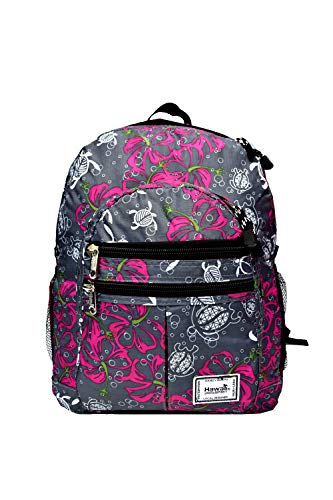 02 Medium Backpack (Grey, Honu Family) - color: Honu Family - Grey, style: Honu Family