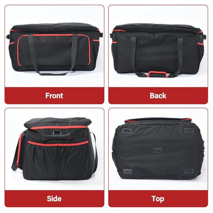 OTraki Grill Carry Case Compatible with Char-Broil Grill2Go X200, Portable Grill Storage Carry Bag, Cover Bag with Multi Storage Pockets for Outdoor Grill Tools & Accessories (Bag Only)