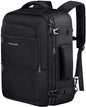 Vancropak Carry On Backpack, 40L Expandable Extra Large Travel Backpack, Flight Approved Water Resistant Luggage Suitcase Daypack, Lightweight College Business Weekender Bag for Men & Women, Black - color: A-black, size: X-Large