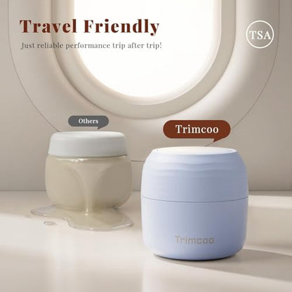 New Travel Toiletry Containers [Ultra Leakproof] TSA-Approved, PLA Hard Shell Jars with 5 Magnetic Labels, Wide Mouth Bottles for Lotion, Cleanser, Shampoo, Conditioner, Blue, 3 Pack, 1OZ - color: Blue, size: 1 oz / 30 ml
