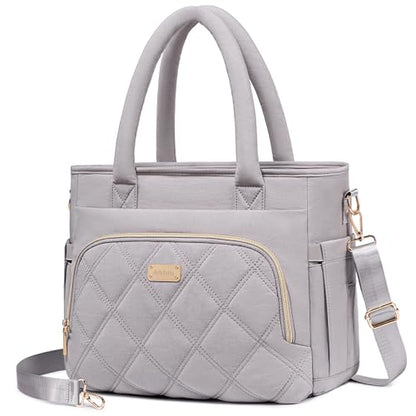 Artelaris Lunch Bag Women, Adult Insulated Lunch Box, Leakproof Lunch Cooler Bag, Reusable Large Lunch Cooler for Work, Picnic, Travel (Grey) - color: Gray