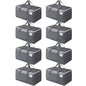 BlissTotes Large Moving Boxes and with Zippers & Handles Moving Supplies with lids, Heavy Duty Totes for Storage Bags for Space Saving, Fold Flat, Moving and Storing 93L, 8 Pack - size: 93L-8 Packs