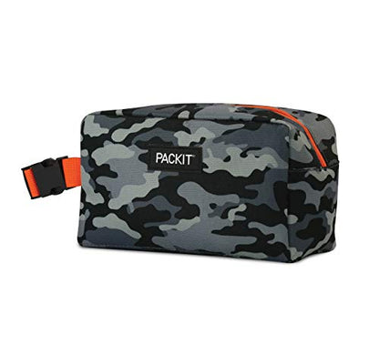 Packit, Snack Box Freezable Charcoal Camo - color: Charcoal Camo, size: Medium