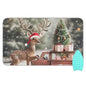 Christmas Tree Elk Truck Ironing Mat for Table top Portable Ironing Pad Blanket for Washer Dryer Countertop Travel - color: Christmas Tree Elk Truck