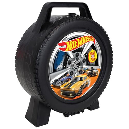 Mattel: Hot Wheels 30 Car Case - Wheel-Shaped Organizer, Storage Accessory, Holds 1:64 Scale Die-Cast Toy Vehicles, Play-Display, Officially Licensed Amazon Exclusive - style: Special Edition 30 Car case