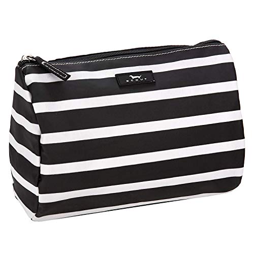 SCOUT Packin' Heat Toiletry Bag - Makeup, Toiletry & Cosmetic Bag, Fits Full Size Items, Inside Pocket, Water-Resistant, Zips Closed - color: Fleetwood Black