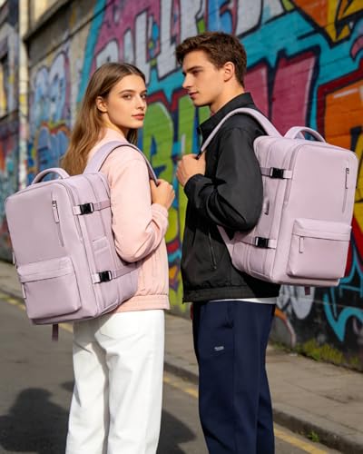 Vacuum Seal Backpack for Travel with Air Pump Compression Vacpack Personal Item Carry on Flight Approved Daypack Laptop Space Saver Bags Storage with Vacuum System Travel Bag Women Men Lotus Pink - color: A20-lotuspink