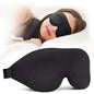 NEWVANGA Sleep Mask for Back and Side Sleeper, Block Out Light, Luxury Sleeping Eye Mask of 3D Night Blindfold, Zero Pressure Breathable Travel Eye Cover Black - color: Black