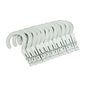 Laundry Hooks Boot Hangers Plastic Clothes Pins Hanger Clips for Bathroom Travel Portable White (12Pcs) - color: White 12pcs