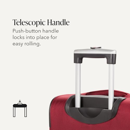 SwissGear Sion Softside Expandable Roller Luggage, Burgundy, 3-Piece Set (21/25/29) - color: Burgundy, size: 3-Piece Set (Carry-On/Medium/Large)