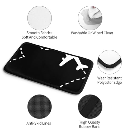 Airplane Heart Universal Center Console Armrest Cover Pad Car Armrest Protector for Most Cars, Suvs & Trucks, Cushion with Easy Installation