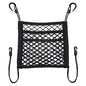 3-Layer Car Mesh Organizer Storage Between Front Seats Kid Dog Pet Net Barrier Car Net Pocket Elastic Tissue Purse Holder Netting for SUV, Van - size: 11.8 x 10.6 inch