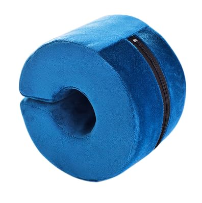 Adult Bed Sore Pads Wedge Foot Support Pillow Pressure Ulcer Ankle Protector Ring Foot Rest Pillows Bedridden Patient Elderly Heel Cushion Sleeping Elevated Foam Pad Leg Post Surgery Recovery Pillow - color: Blue,2pcs