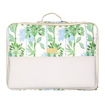 Lilly Pulitzer Packing Cubes Set of 3, Small, Medium & Large Suitcase Organizers, Travel Must Haves for Luggage (Swayin in the Breeze)