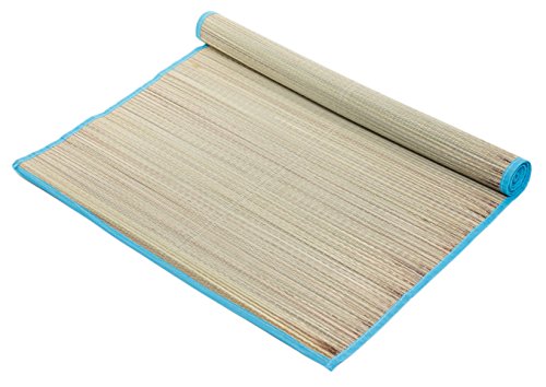 Homiegear Tropical Woven Straw Yoga Beach Mat