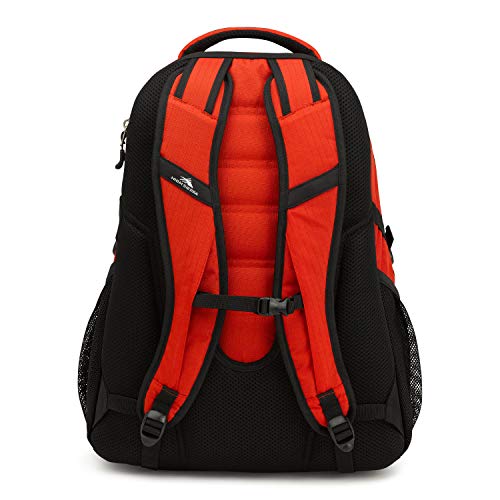 High Sierra Access 2.0 Laptop Backpack, Crimson/Black, One Size - color: Crimson/Black