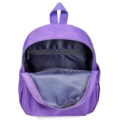 AOTIAN Mini Lightweight 11.8 Inch Backpack Durable Travel Hiking Women and Girls Small Daypack, 7 Liters Light Violet Purple - color: Light Violet Purple