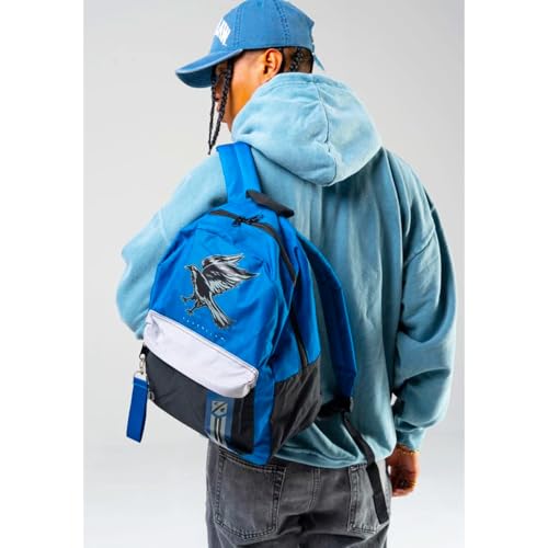 Harry Potter Backpack for Adults Set - Bundle with 16" Ravenclaw Backpack Plus Decals | Harry Potter Travel Bag for Teens, Adults