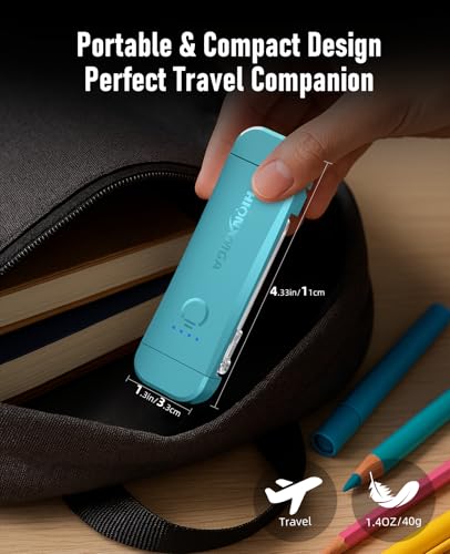 HIONXMGA Book Reading Light, Silent Touch Clip-on Book Lamp with 3 Amber Colors & 7 LEDs Precise Dimming for Eye Caring Night Reading, Kids - color: Blue