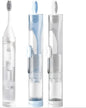 2 Pcs Travel Toothbrush Kit Fold Built-in Toothbrushes Set, Soft Bristles for Travel Camping School Business Trip (Blue, White) - color: Blue,white
