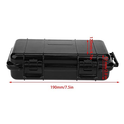 Survival Storage Box, Shockproof Outdoor Container with Airtight Design for Multi-Use in Camping & Travel (ABS Material, Water- &)