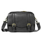 Women‘s Anti Theft RFID Blocking Small Vegan Leather Crossbody Bag Travel Purse With Built In Wallet Messenger Bag - color: Black