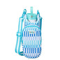 Swig Life Water Bottle Sling Bag, Water Bottle Holder with Adjustable Strap, Bottles Carrier Bag with Zippered Phone Pocket, Holds 36oz Bottles, Bottle Accessories (Glacier Stripe) - color: Glacier Stripe
