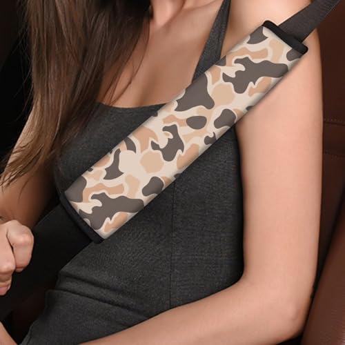 Duck Camo Car Seat Belt Cover Safety Belt Cover Anti-Slip Shoulder Strap Protects 2 PCS Comfortable Driving Universal Auto Seat Straps Fit for Vehicle, Truck, SUV - color: Duck Camo