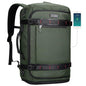 WITZMAN Travel Backpack for Men 35L Carry-on Laptop Backpack Luggage Fit 16 inch TSA Friendly Flight Approved with Shoe Compartment for Airplanes（B718 Army Green） - color: Army Green