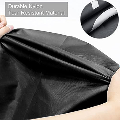 Sylfairy 2 Pack Extra Large Travel Laundry Bag, 24" x 36" Rip-Stop Dirty Clothes Organizer with Drawstring, Heavy Duty Travel Laundry Bag, Large Laundry Hamper Liner, Machine Wash (Navy+Black) - color: Navy+Black