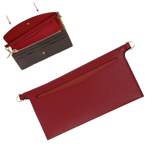 Organizer insert of wallet accessories kit-Emily wallet for Sarah bag, inner bag, 3015-red - color: Red, size: 6.7*3.14in