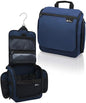 D&D Wanderlust D&D Hanging Travel Toiletry Bag for Men and Women – Cosmetics, Makeup and Toiletries Organizer Kit with 10 Compartments - color: Oxford Blue