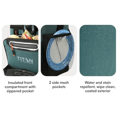 Titan by Arctic Zone Deep Freeze Cooler - Zipperless Hardbody Cooler - Deep Freeze Insulation, HardBody Liner, and SmartShelf - color: Jungle Hunt, size: 16 Can