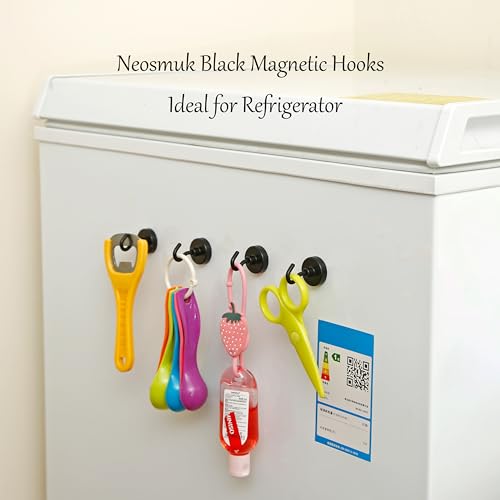 Neosmuk Magnetic Hooks, Cruise Ship Essentials, 26#,Black - color: Black, size: 80lb