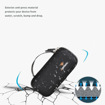 Aproca Black Hard Travel Storage ProtectiveCase, for Ceptics World Travel Adapter Kit - color: Black