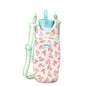 Swig Life Water Bottle Sling Bag, Water Bottle Holder with Adjustable Strap, Carrier Bag with Zippered Phone Pocket, Holds 36oz (Roller Rink) - color: Roller Rink